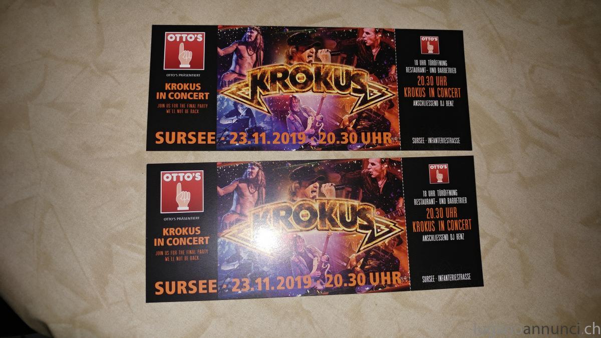 Vendo due biglietti concerto Krokus 23.11.2019 Sursee VendoduebiglietticoncertoKrokus23112019Sursee.jpg
