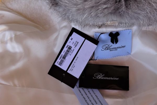 BLUMARINE coat wool+ mohair and natural fur! ONE SIZE!  ORIGINAL AND NEW! blumarinecoatwoolmohairandnatu-66c360d64b2eb.jpg