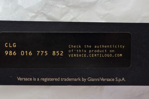 VERSACE leather shoes with a gold-plated buckle size 40 versaceleathershoeswithagoldpl-65c2442c77436.jpg