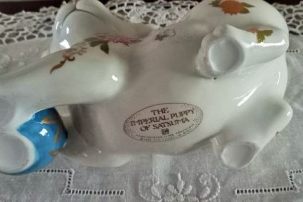 Cucciolo Imperiale SATSUMA 1987 Firmato da Franklin Mint, dipinto a mano nuovo i cuccioloimperialesatsuma1987fi1.jpg