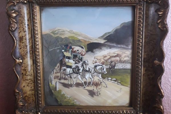 Riproduzione  vintage  de  “Il Gotthard Post “ di Rudolf Koller 1873, miniatura riproduzionevintagedeilgotthar1.jpg