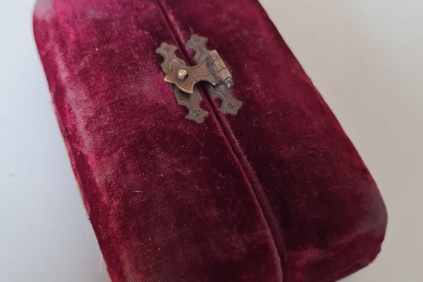 Antico Pendente   filigrana argento 800 miniatura di dama dipinta a mano firmata ciondolovintageanni40filigrana-689c40625170a.jpg