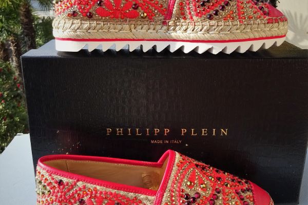 PHILIPP PLEIN espadrillas TRINITY con cristalli Swarovski!  N: 38 ( 37) philipppleinespadrillastrinity-6824835622bd1.jpg