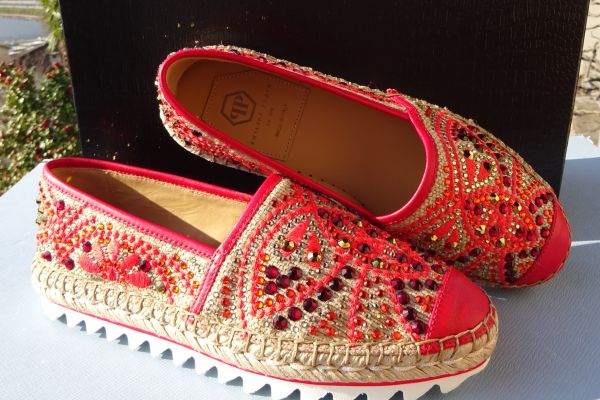 PHILIPP PLEIN espadrillas TRINITY con cristalli Swarovski!  N: 38 ( 37) philipppleinespadrillastrinity-6824836d83628.jpg