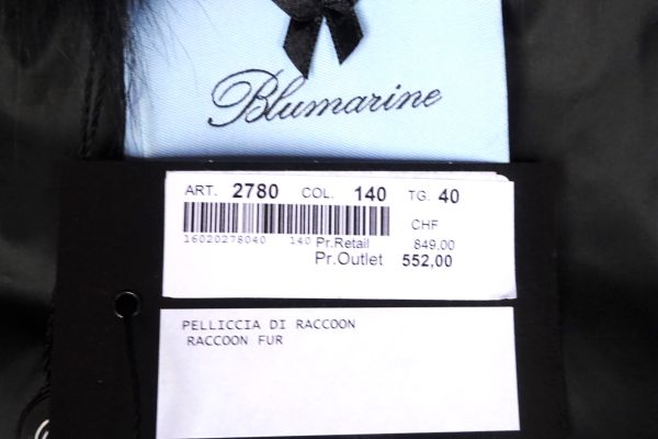 BLUMARINE coat, down jacket with raccoon fur size 34 (40IT) ORIGINAL! NEW! blumarinecoatdownjacketwithrac-66f15fb721612.jpg
