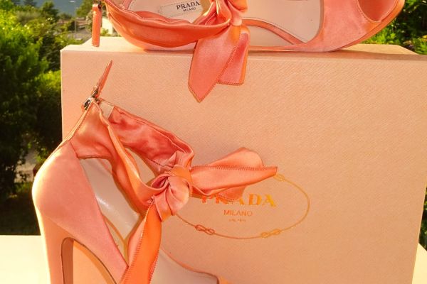 PRADA ORIGINALI E NUOVI! scarpe CHIC CON FIOCCO! n.37,5 pradaoriginalienuoviscarpechic-6888c7bbaffa0.jpg