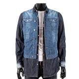 DSQUARED2 Camicia Gilet denim DSQUARED2 Men's Layered Denim Shirt DSQUARED2CamiciaGiletdenimDSQUARED2MensLayeredDenimShirt1234.jpg