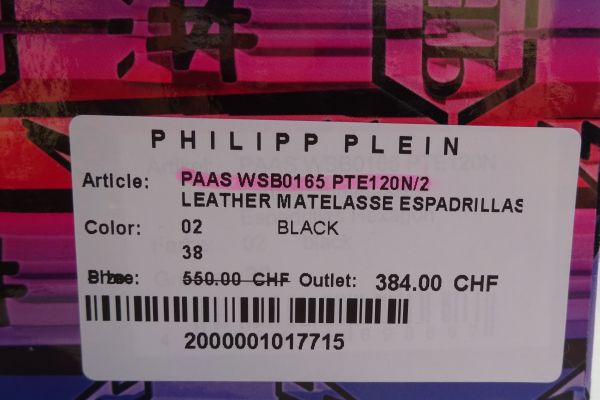 PHILIPP PLEIN ORIGINALE! NUOVO! scarpe in pelle n. 38 (37,5) philipppleinoriginalenuovoscar-682486d3b3e9c.jpg