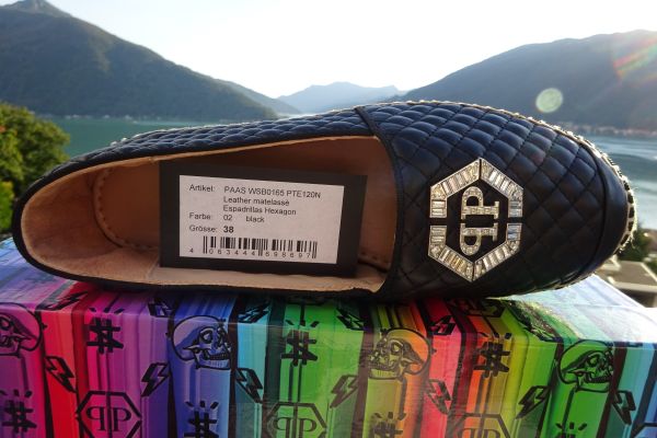 PHILIPP PLEIN ORIGINALE! NUOVO! scarpe in pelle n. 38 (37,5) philipppleinoriginalenuovoscar-682487d36baf2.jpg