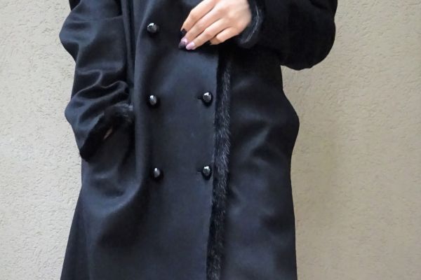 BLUMARINE coat with a mink. WOOL + CASHMERE!  size 42 (48IT) blumarinecoatwithaminkwoolcash-650e0548abb02.jpg