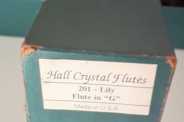 Hall Crystal Flutes 201 Lily Flute in “G” made in U.S.A. hallcrystalflutes201lilyflutei123.jpg