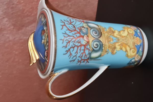 Rara Rosenthal Versace Les Tresors De La Mer caffettiera in miniaturaia  .Vendo  rararosenthalversacelestresors.jpg