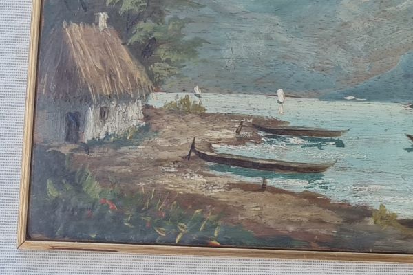 Quadro   olio su  tavola   firmato G Singaulf   .  Dimensioni   cm.    26 x cm . quadrooliosutavolafirmatogsing12.jpg