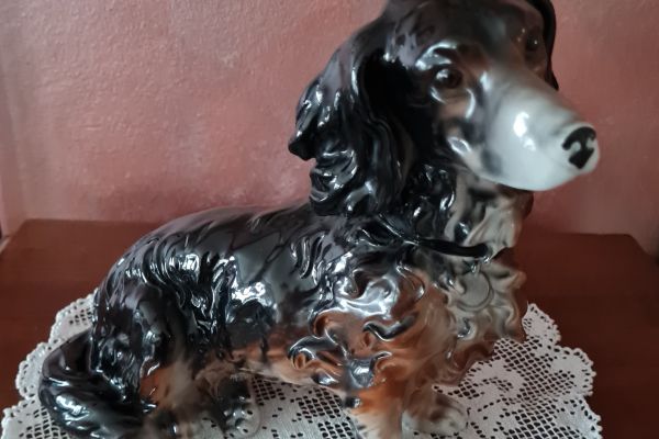 Cane Bassotto  Antica Figurina anni '40 in porcellana marchiata  Kunstporzellan canebassottoanticafigurinaanni.jpg