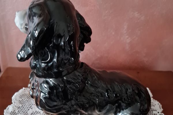 Cane Bassotto  Antica Figurina anni '40 in porcellana marchiata  Kunstporzellan canebassottoanticafigurinaanni1.jpg