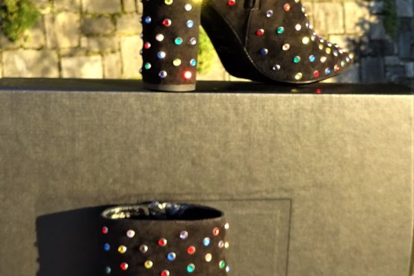 Yves Saint Laurent suede half boots with rhinestones size- 37 yvessaintlaurentsuedehalfboots-66bb66c498ba9.jpg