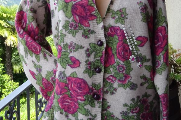 Cardigan BLUMARINE: (seta + lana) con collo SHADOW Fox ORIGINALE E NUOVO! cardiganblumarinesetalanaconco-68b59dabb500d.jpg