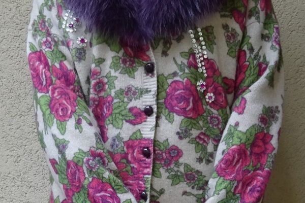 Cardigan BLUMARINE: (seta + lana) con collo SHADOW Fox ORIGINALE E NUOVO! cardiganblumarinesetalanaconco-68b59de4937bb.jpg