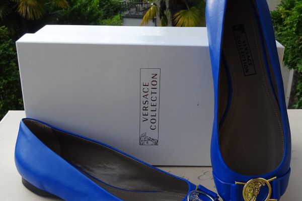 VERSACE ORIGINALI E NUOVI! Mocassini in pelle taglia 37 versaceoriginalienuovimocassin.jpg