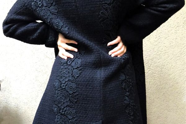 BLUMARINE  Cappotto di lana con pizzo taglia 46 e 48IT ORIGINALE E NUOVO! blumarinecappottodilanaconpizz-68d14704b1a0e.jpg