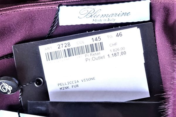 BLUMARINE Abito CON VISONE! COLORE-VIOLA  taglie: 40, 42, 44 IT blumarineabitoconvisonecolorev-67fbb238c8e5d.jpg