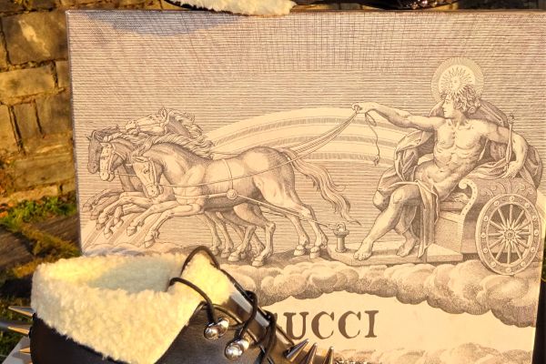 GUCCI ORIGINALI e NUOVI! scarpe in pelle dentro VERA PELLICCIA! n.39 guccioriginalienuoviscarpeinpe-68de893103b57.jpg