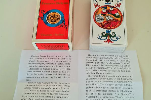 Tarocco Fantastico di Franco Bruna  Viassone Torino  ,nuovo ancora celofanato co taroccofantasticodifrancobruna.jpg
