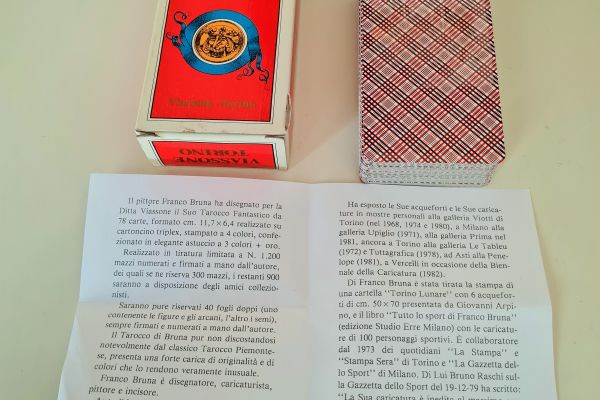 Tarocco Fantastico di Franco Bruna  Viassone Torino  ,nuovo ancora celofanato co taroccofantasticodifrancobruna1.jpg
