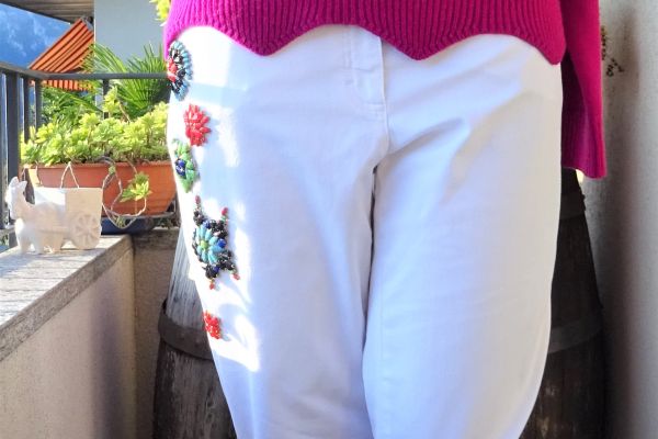 BLUMARINE (Blugirl) maglione bello e morbido splendida composizione di tessuto: blumarineblugirlmaglionebelloe-67f57dc2e49be.jpg