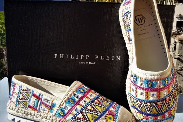 PHILIPP PLEIN espadrillas KANSAS  con cristalli Swarovski! N: 37 philipppleinespadrillaskansasc-682484ddce4a2.jpg