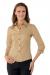 Camicia donna per cameriere e reception Mod Kyoto manica 3/4 446260b.jpg