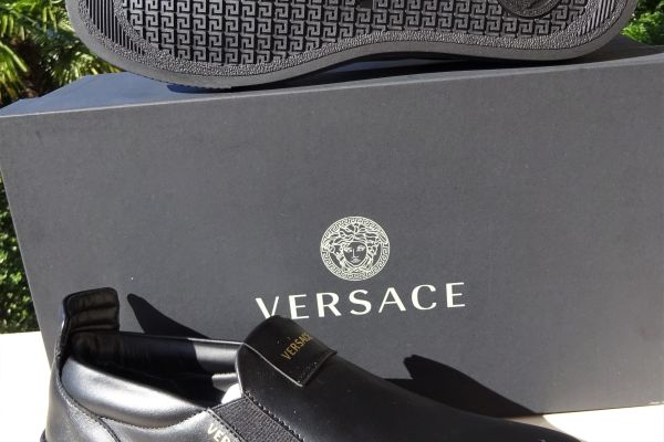 VERSACE ORIGINAL! NEW! Leather shoes FOR MAN size  39, 42, 45 versaceoriginalnewleathershoes-648e13e2a987a.jpg