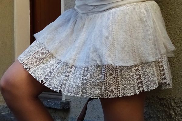 PATRIZIA PEPE lace skirt size 36(42IT) 100% SILK! patriziapeppelaceskirtsize3642.jpg