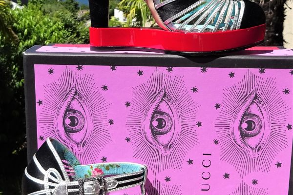 GUCCI ORIGINALI E NUOVI!  scarpe PELLE + SETA! n. 38 guccioriginalienuoviscarpepell-67f582f5099f9.jpg