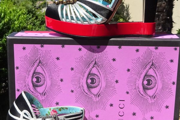 GUCCI ORIGINALI E NUOVI!  scarpe PELLE + SETA! n. 38 guccioriginalienuoviscarpepell-67f582f85b10e.jpg