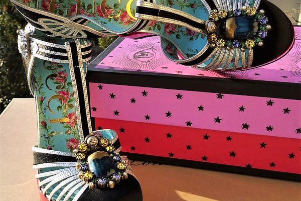 GUCCI ORIGINALI E NUOVI!  scarpe PELLE + SETA! n. 38 guccioriginalienuoviscarpepell-67f5830385eff.jpg