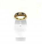 Anello Vintage Oro 18Kt Zaffiri e Diamanti AnelloVintageOro18KtZaffirieDiamanti.jpg