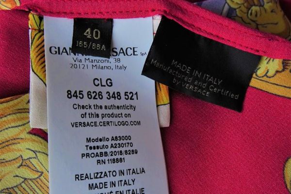 VERSACE ORIGINALE e NUOVA! camicetta 100% SETA! taglia 40 IT versaceoriginaleenuovacamicett-6803a10d1e418.jpg