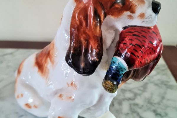 Rara  figurina Royal Doulton Cocker Spaniel Large Model No HN1001 , progettata d rarafigurinaroyaldoultoncocker.jpg