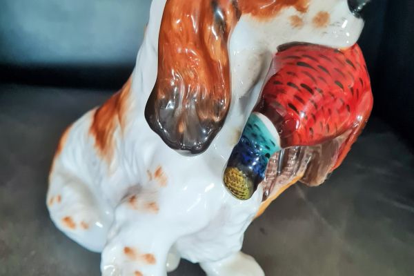 Rara  figurina Royal Doulton Cocker Spaniel Large Model No HN1001 , progettata d rarafigurinaroyaldoultoncocker12.jpg