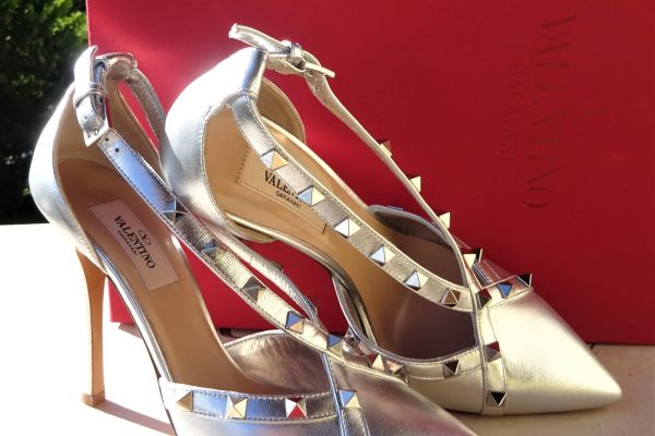 Valentino Garavani ORIGINAL! Silver size: 37 valentinogaravanioriginalsilve-64849ada04eb2.jpg