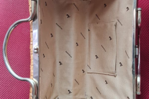 Valentino Garavani Borsa Beige Paglia interno in ottimo stato valentinogaravaniborsabeigepag1234.jpg
