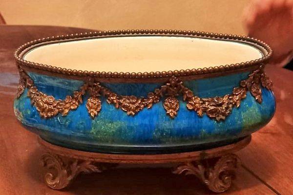 Paul Millet (1870-1950) Sevres , centrotavola ovale  firmato sul fondo  MP ( fir paulmillet18701950sevrescentro.jpg