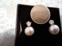 Orecchini diamanti vecchio taglio con perla orientale Orecchinidiamantivecchiotaglioconperlaorientale.jpg