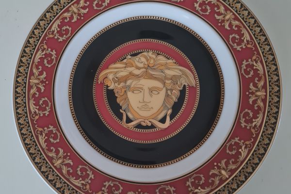 Versace Rosenthal Medusa da collezione  piatto versacerosenthalmedusadacollez.jpg