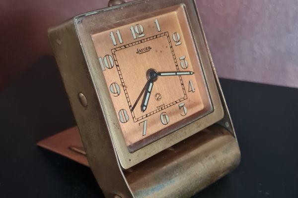 Orologio sveglia Jaeger anni '50. Due giorni di carica. Meccanica funzionante, n orologiosvegliajaegeranni50due.jpg