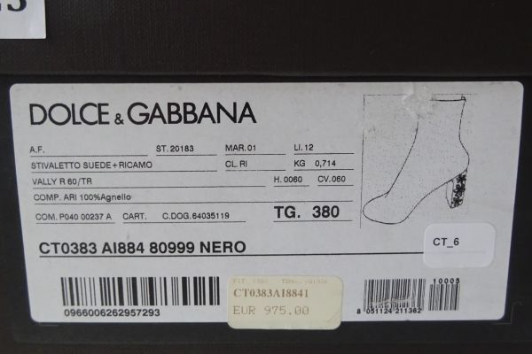 Dolce & Gabbana suede ankle boots with crystals! size 37,5 dolcegabbanasuedeanklebootswit-66bb69bc9dba4.jpg