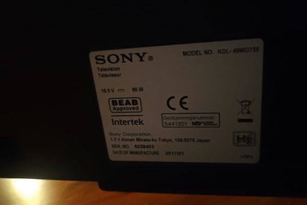 Televisore Sony 48.5 pollici televisoresony485pollici.jpeg