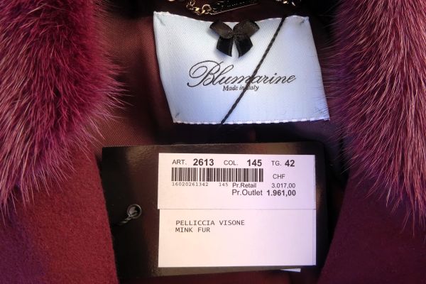 BLUMARINE coat with a mink. WOOL + CASHMERE size 36, 42 (42, 48IT) ORIGINAL AND blumarinecoatwithaminkwoolcash-66c4b5f84e6ba.jpg