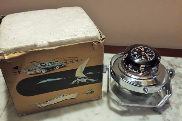 Bussola nautica  YCM Giappone  modello N° 2500G  vintage fine  anni '60 bussolanauticaycmgiapponemodel1.jpg
